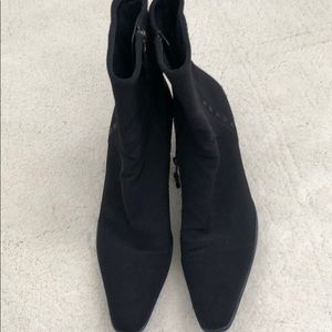 Prada Black Fabric Boots